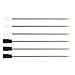 Price comparison product image COM-FOUR® 6x thin ballpoint pen refill in black and blue, 7 cm, for COM-FOUR® Tactical Kubotan Pen (colorful - 6 pieces)