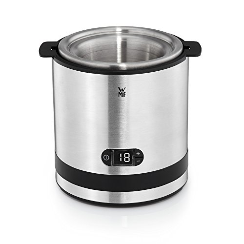WMF KÜCHENminis Eismaschine 3-in-1, Speiseeismaschine für Frozen Yoghurt, Sorbet und Eiscreme, 300 ml mit Eislöffel, edelstahl/cromargan matt/silber - 2