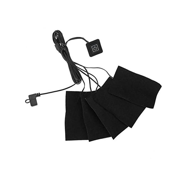 1 Stück Thermo-Kissen, USB, schwarzes Kissen, USB-Komposite, elektrische Heizung, Heizung, Heizung für Hals, Rücken, Bauch