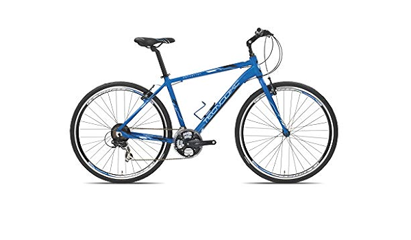 Tecnobike - Manhattan Man Ibrida/Hybrid 28 Pollici - Telaio in Alluminio  High Performance - Shimano 21 velocità Speed - H48 - Azzurro : Sport e  tempo libero