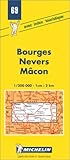 Image de Carte routière : Bourges - Nevers - Mâcon, 69, 1/200000