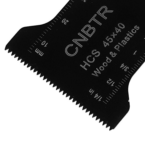 cnbtr schwarz mix Zubehör Multifunktionswerkzeugen Quick Release oszillierendes Sägeblatt Multifunktions Werkzeug Set von 7 - 5