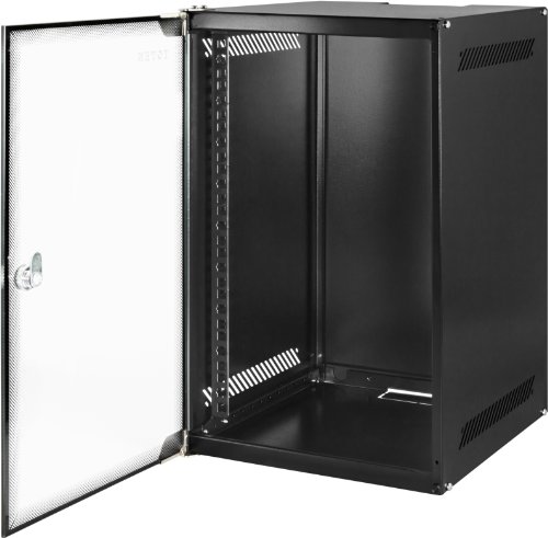 9 HE 10 Zoll 10″ Wandschrank / Serverschrank mit Glastür (BxTxH): 280x310x463mm – NEU! 19Power GmbH - 2