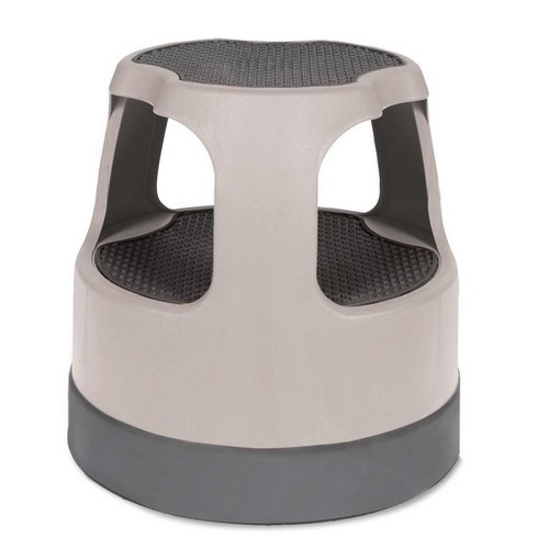 Cramer Industries, Inc. Scooter Stool, 300 lb Cap., 15-7/16"x15-7/16"x15", Gray