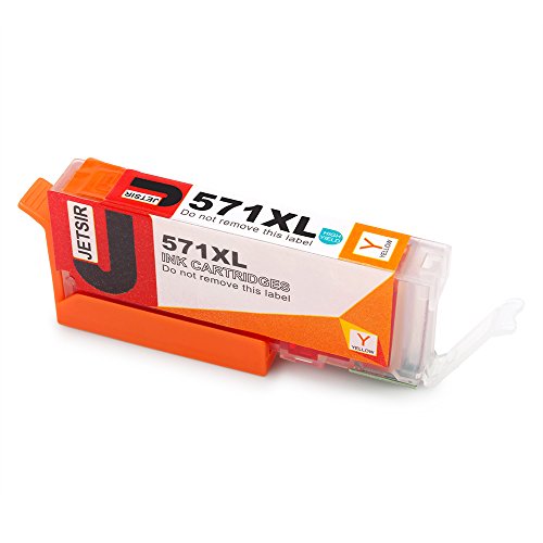 JETSIR Ersatz für Canon PGI-570XL CLI-571XL Druckerpatronen, Hohe Ergiebigkeit Kompatibel Mit Canon PIXMA MG5750 MG5751 MG6850 MG6851 TS6050 TS6051 TS5050 TS5051 MG5752 MG5753 TS5053 TS5055 TS6052 Drucker (No Grau. 1 Groß Schwarz, 1 Klein Schwarz,1 Cyan,1 Magenta,1 Gelb) - 6