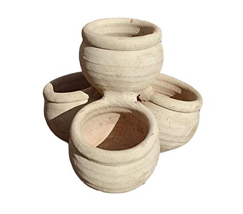 Blumentopf echt Terrakotta ca. 25x25 cm, Kräutertopf Blumenkübel Garten Terracotta Deko Kräuterspirale