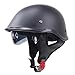 MagiDeal Flat Black DOT Motorcycle Half Helmet with Drop Visor for Cruiser Chopper Biker - L RS.4630.00
