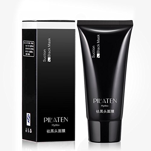 Pilaten blackhead remover,Tearing style Deep Cleansing purifying peel off,acne treatment,black mud face mask, 1er Pack (1 x 45 g) - 3
