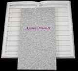 Hairdressing salon appointment book - Grey -3 Column