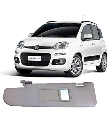 Gancio Aletta Parasole Per Fiat Panda (169) 2003-2011 - Ricambio Destro/Sinistro, Grigio - Foto 2