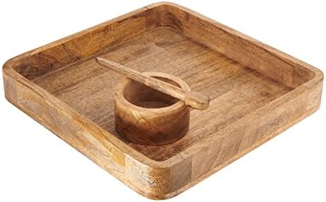 Wooden Square Sandbox for Kids Indoor Outdoor Game - Natural Finish Mango Wood A Perfect Gift for Him or Her, Kids, Children, Girl, Boy