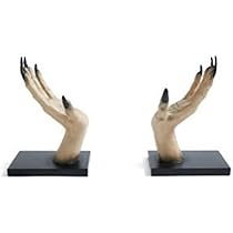 Hexenhand Buchstützen Aus Harz - Gothic Deko Für Halloween & Bibliothek