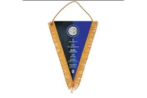 Giemme articoli promozionali Spielwelt Fanion palmares 20 x 28 cm Inter Produit Officiel idée Cadeau Football