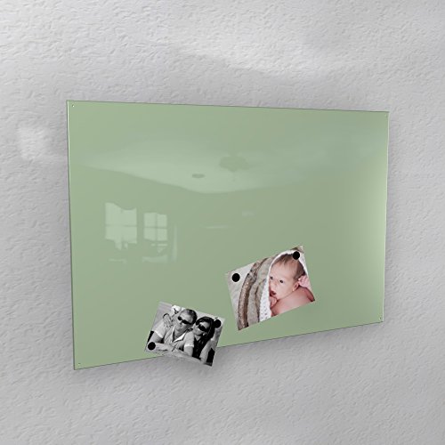 Magnetwand - weiß-grün mint glänzend * RAL 6019 * hochglanz - 3 verschiedene Größen - 40 x 60 cm ; 50 x 80 cm ; 60 x 90 cm - (50_x_80_cm)