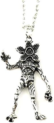 GOLINIT Stranger Things Demogorgon metal necklace