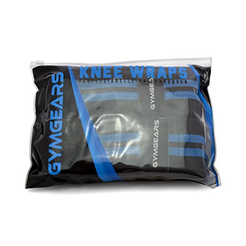 Kniebandage [2er Set mit Klettverschluss] Knee Wraps 200cm – Profi Knie Bandagen für Kraftsport, Bodybuilding, Powerlifting, CrossFit & Fitness – Für Frauen & Männer geeignet – EINFÜHRUNGSPREIS - 8