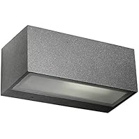 Leds-c4 nemesis - Aplique nemesis e27 60w gris urbano
