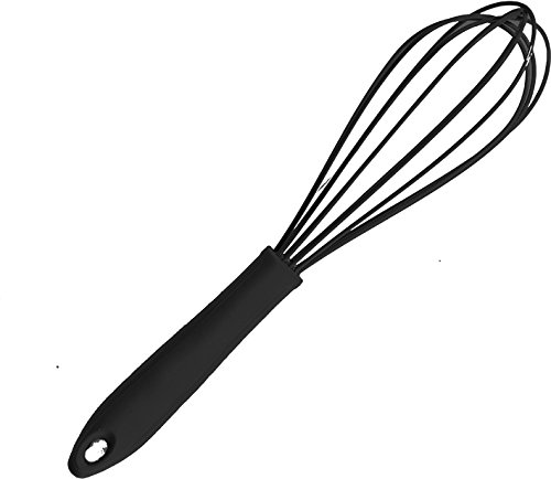 Schneebesen groß 27 cm, anthrazit, Kochblume Edition, Silikon