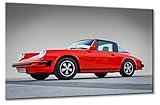 UV- und Lichtbeständig Fine-Art-Manufaktur Porsche 911 Targa 964 C2 G Modell Rot Oldtimer Alu Felgen Original   Farbe: rot  Rubrik: Porsche + Auto Bilder