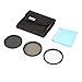 Produktbild Onleny 52/58/62/67mm Filter Set Slim UV CPL ND4 Filters with Storage Bag + Cleaning Cloth 5pcs Kit for Digital Camera