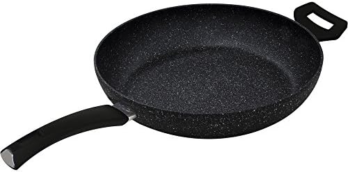 Scoville Non Stick Frying Pan, Aluminum, Black Speckled, 12"