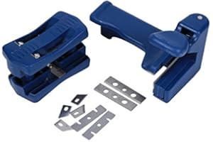 lyrlody Juego de Perfilador y Recortadora de Cantos Manual, Herramientas de Carpintería para Corte de Madera