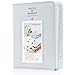 Price comparison product image Amimy 64 Pockets Photo Album for Fujifilm Instax Mini 7s 8 8+ 9 25 50s 70 90, Polaroid Snap PIC-300, HP Sprocket, Kodak Mini 3-Inch Film with Colorful Stickers (Smokey White)