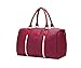Di Grazia Italian Shopping Beach Travel Tote Handbag, Overnight Shoulder Luggage Bag, Cabin Luggage Bag (Purplish Pink, Pink-Stripes-Travel-Tote) RS.1650.00