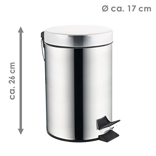 bremermann® Treteimer mit Absenk-Automatik, Anti-Fingerabdruck, 3L, hochglänzend - 5