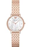 Emporio Armani AR11006 Uhr Damenuhr Edelstahl vergoldet 3 bar Analog Rose