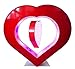 Produktbild 5" Heart Shaped Magnetic Levitation Floating Photo Frame Rotating Photo for Children Gift Home Office Desk Decoration, by Woodlev (Heart) (Heart)