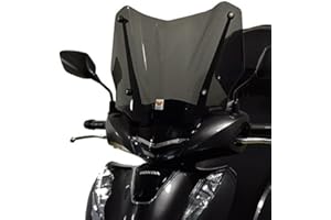 FAR PARABREZZA CUPOLINO VISIERA PARAVENTO SCHERMO ESTIVO ISOTTA COMPATIBILE CON HONDA SH 350 I 2021 MODELLO GRIGIO SCURO