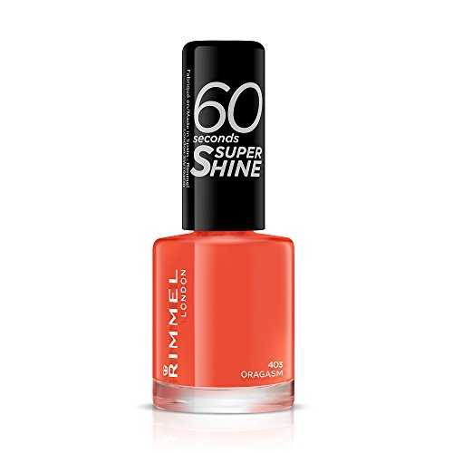 Rimmel London 60 Seconds Super Shine Nail Polish, 403 Oragasm, 8 ml