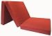 Produktbild XXL Klappmatratze 195 x 80 x 10 cm Gästebett Faltbett Campingbett Reisebett (Rost)