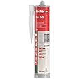 fischer 558830 Flex Hybrid Adhesive and Sealant, Kitchen & Bathroom Sealant, White, 290ml