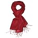 Produktbild LORENZO CANA Damenschal Schal Tuch Leinenschal 65 x 175 cm 100% Leinen Rot Dunkelrot Tomatenrot Bordeaux Damentuch 93074