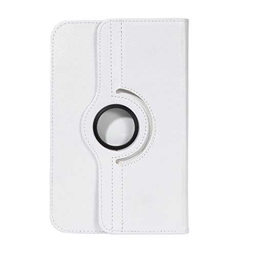 Universal Rotation Tasche für Tablet Modelle in 7, 8 oder 10 Zoll Größe Case Schutz Hülle Cover (10 Zoll, Weiß) - 4