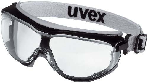 UVEX Schutzbrille carbonvision blau/grau mit Kopfband