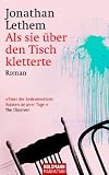Cover zum Buch Als sie über den Tisch kletterte