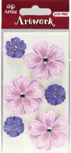 Lilac Floral Bouquets Craft Embellishment