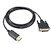 Produktbild GEESENSS DisplayPort auf DVI 1,78m Vergoldet 1080P DisplayPort DP zu DVI Kabel für Apple MacBook PC Beamer Monitor