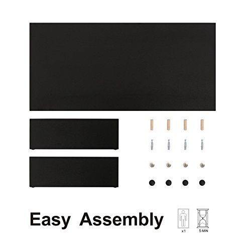 Fitueyes Monitor Ständer aus Holz 54×25,4x10cm schwarz DT105401WB - 5