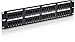 Price comparison product image TRENDnet 48-Port Cat6 Unshielded Wallmount or Rackmount Patch Panel, Compatible with Cat 3/4/5/5e/6 Cabling, TC-P48C6