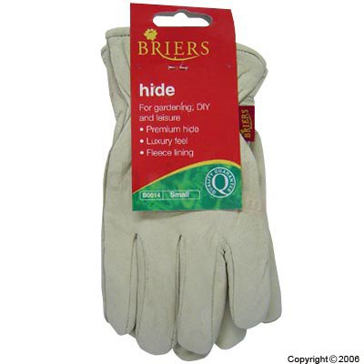 Briers B0038 gefütterte Lederhandschuhe, Größe L