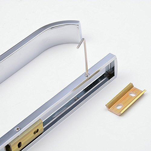 Hiendure®Mode Wandhalterung Messing Toilettenpapierrollenhalter Badezimmer-Gewebe-Rack Verchromte - 5