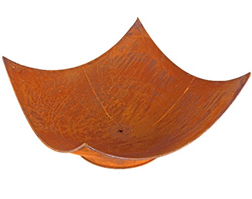 Feuer-Schale Pflanz-Schale Terrassen-Ofen Edelrost Designer rusty Garten-Kamin Feuer-Korb Feuer-Stelle 60cm Grill-Feuer - 6