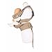 We Made Me Pao Papoose 3-in-1 Front and Back Baby Carrier (Pebble)