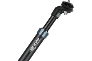 BRAKETB ZOOM Bicycle Suspension Seatpost for eBike, Suitable for Riders 130-220lbs (60-100kg)