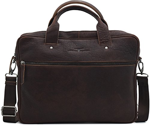 URBAN FOREST Leather 14 Inch Dark Brown Unisex Laptop Bag RS.4299 (55.00% Off) - Amazon