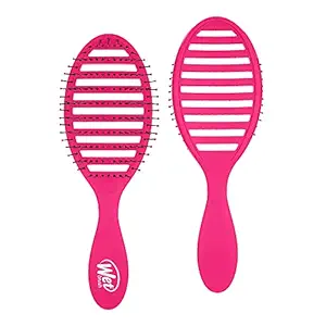 Wet Brush Speed Dry Vented Hair Blow Drying Brush (Pink)